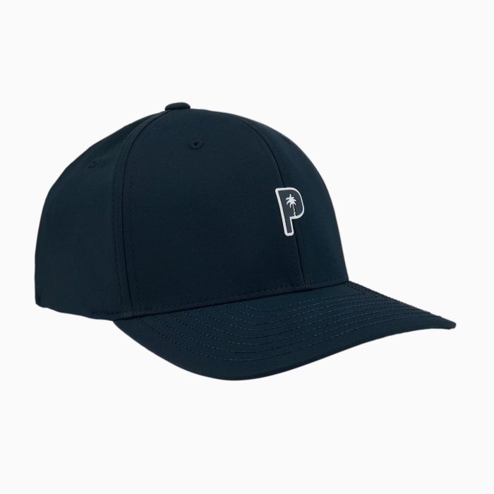 [小鷹小舖] PUMA GOLF PALM TREE CREW Tech Cap 025347 高爾夫球帽 運動帽 遮陽帽 男仕 棕櫚樹設計 弧形帽簷  '24