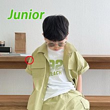 JS~JM ♥襯衫(KHAKI) BAILEY-2 24夏季 BIY240418-083『韓爸有衣正韓國童裝』~預購