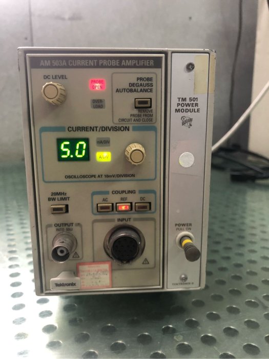 Tektronix TM501 AM503A Current Probe Amp 電流放大器(示波器)