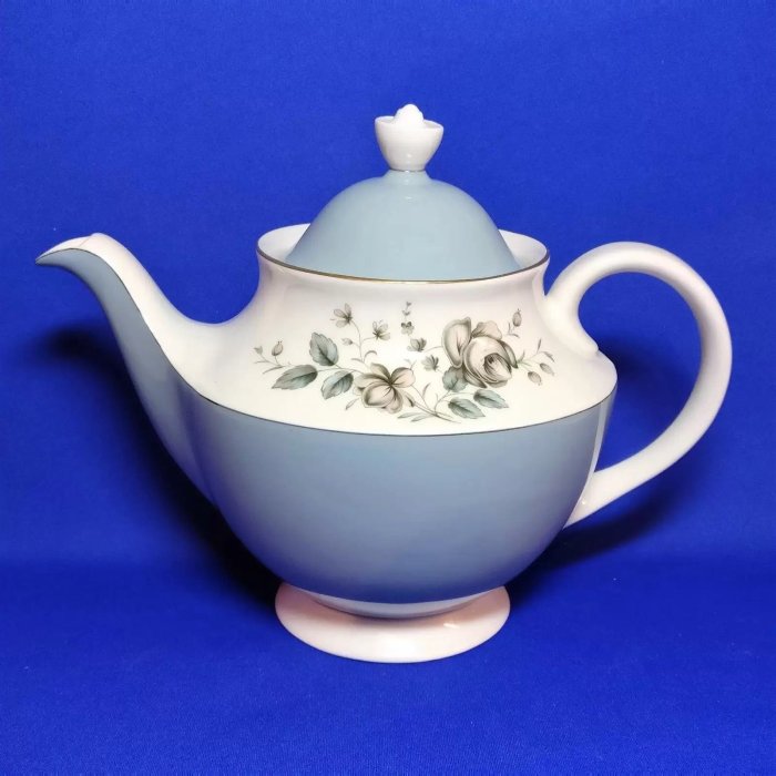 【達那莊園】英國製骨瓷器 Royal Doulton皇家道爾頓 rose elegans 下午茶咖啡 茶壺