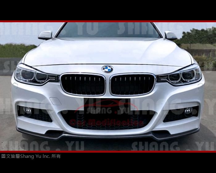 BMW 3-Series F30 F31 前下巴 定風翼 套件 11 12 13 14 15 16