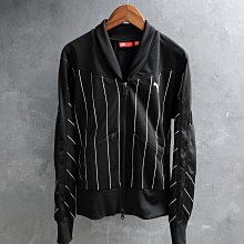 CA 德國運動品牌 PUMA 女款 黑色條紋 休閒夾克 L號 一元起標無底價Q914