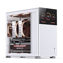 小白的生活工場*JONSBO D41 松果系列 MESH ATX 網孔副屏機殼(白)