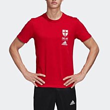 限時特價南◇2021 8月 ADIDAS ENG CI Tee FK3570 紅 足球 慢跑 健身 運動短TEE