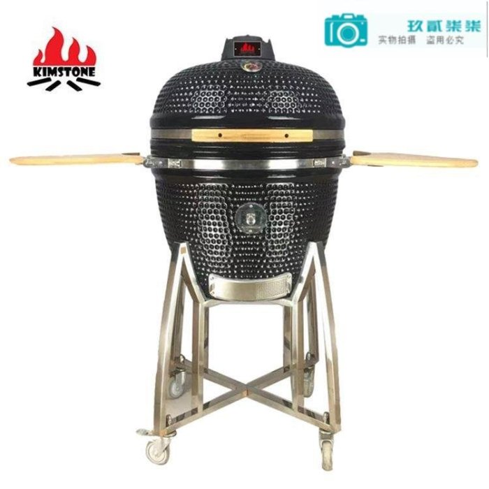 23.5inch戶外披薩烤爐kamado美式陶瓷燒烤爐-玖貳柒柒