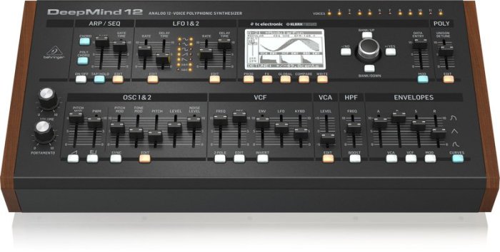 BEHRINGER DEEPMIND 12D 桌面和弦類比合成器(具有12種真實的模擬語音