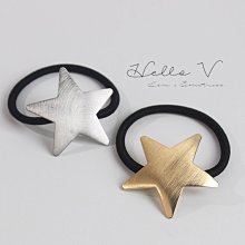 Hello V 特價現貨 正韓製可愛星星髮圈 *大星星小星星*社團飾品【G0711-15】