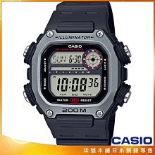 【柒號本舖】CASIO 卡西歐運動電子膠帶錶-黑 / DW-291H-1A (台灣公司貨)
