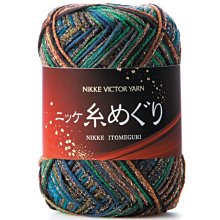 【彩暄手工坊】日本NIKKE ニッケ糸めぐり 金蔥花毛線  ~多色任選！手工藝材料、編織工具 、進口毛線
