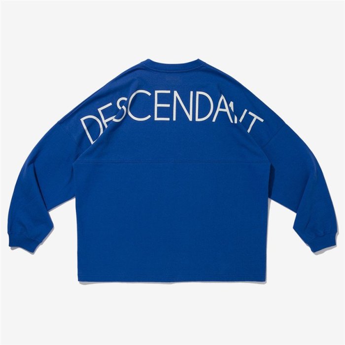 21SS DESCENDANT CETUS JERSEY LS 背後大LOGO 長袖T恤大學T DCDT