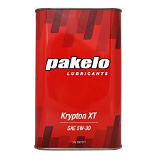 【易油網】【缺貨】PAKELO Krypton XT 5W30 全合成機油 SN1087571