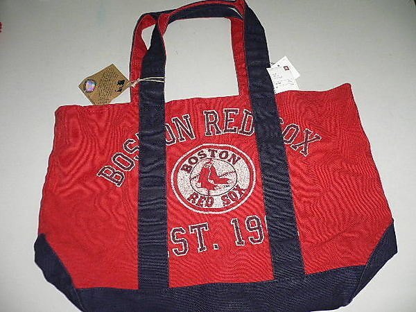貳拾肆棒球-日本帶回MLB大聯盟波士頓紅襪UNIQLO環保袋購物袋