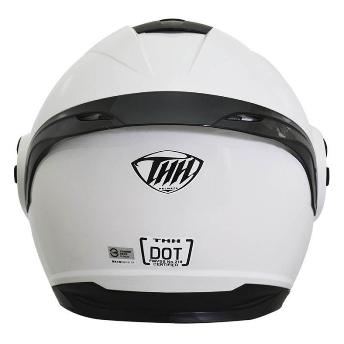 《JAP》THH T-797N 素色 亮白 內墨鏡 可樂帽 安全帽 全可拆 📌折價445元