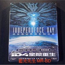 [藍光先生BD] ID4星際重生 Independence Day 3D + 2D 雙碟鐵盒版 ( 得利公司貨 )