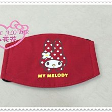 ♥小花花日本精品♥Hello Kitty  美樂蒂兒童口罩  /卡通口罩/防塵口罩 紅色大臉