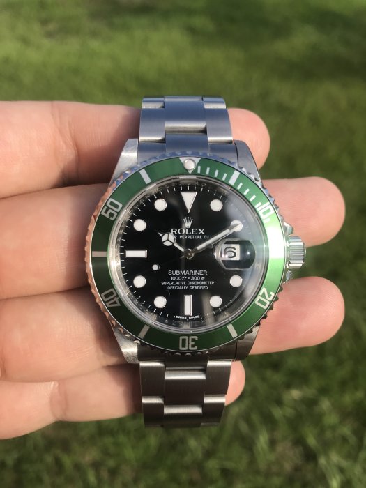 D✚L 正品手錶 ROLEX 16610LV 綠水鬼 已售出