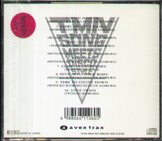 K - Dave Rodgers - Tetsuya Komuro presents TMN song  - 日版