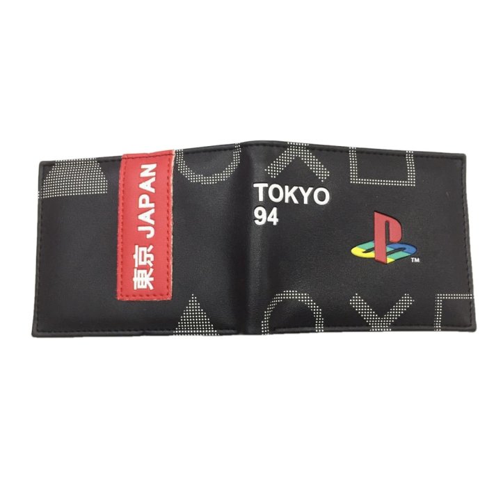 [現貨]皮夾錢包 PlayStation手把控制器 東京tokyo 94紀念 PS遊戲機標誌 趣味創意古怪交換生日禮品