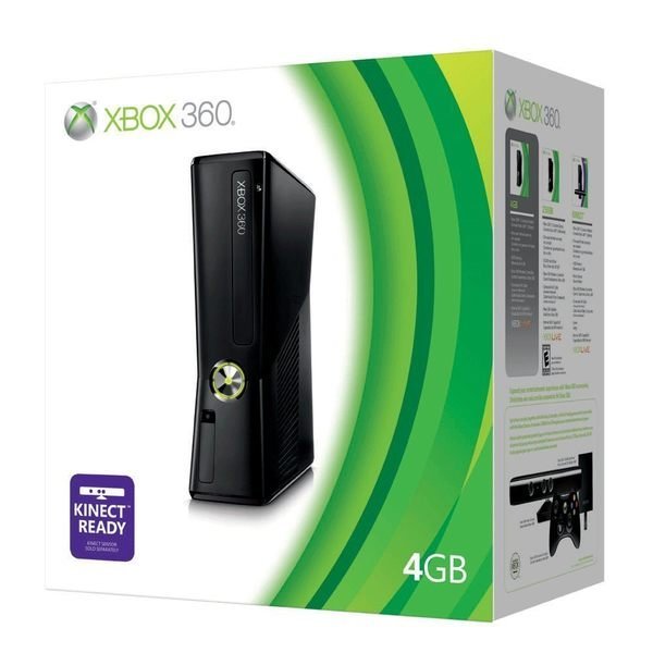 Xbox 360 4G 黑色新製程  （美國機）