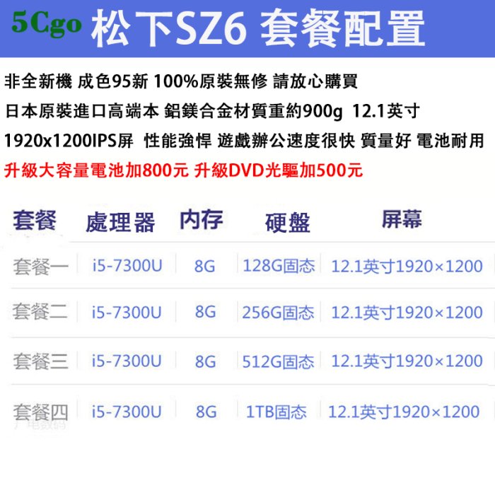 5Cgo【含稅】Panasonic/松下CF-MX5 SZ5 SZ6 LX6觸屏輕薄便攜超級筆電電腦i5 win7/10