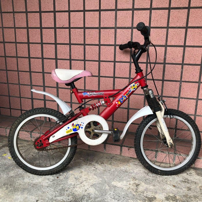 16吋腳踏車 避震車 單車 自行車 附輔助輪 車況新 童車 兒童 非捷安特