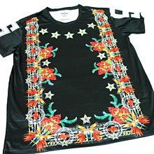 【HYDRA】日本 Public eyes 翻玩givenchy GVC 紅花 星星 天堂鳥 短TEE S號 OVERSIZE