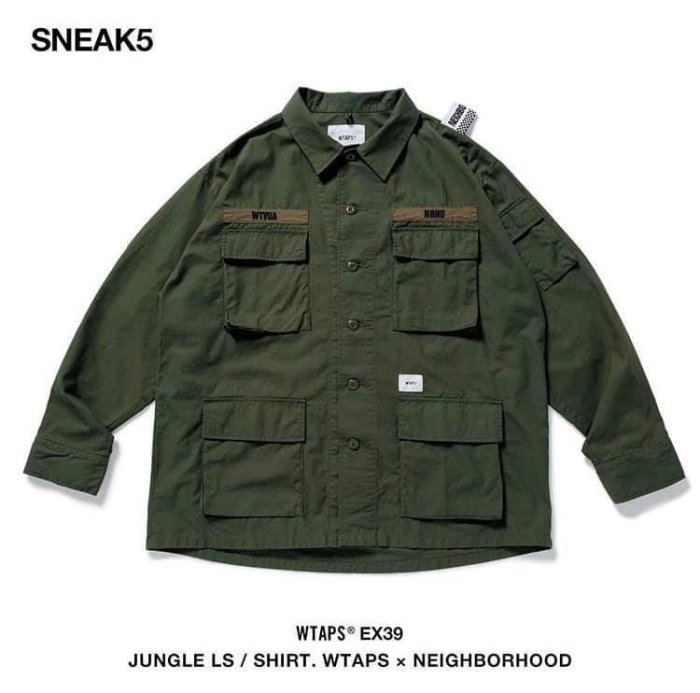 全新wtaps neighborhood 限量聯名19 綠骨頭（或換m號） | Yahoo奇摩拍賣