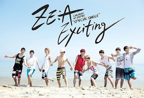 ZE:A帝國之子Exciting Special Single特別單曲台灣獨占B盤CD+DVD專輯