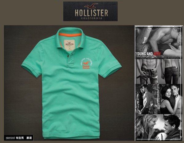 有型男~ A&F 副牌 Hollister 2013 春夏精典海鷗logo Embarcadero Polo orange 粉橘 真品 現貨 S M L XL