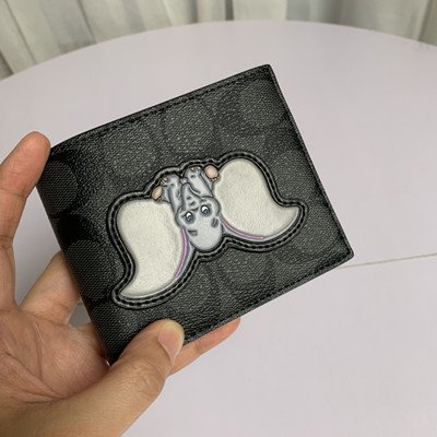 【九妹精品】COACH 91654 新款男士全皮短夾 內置零錢袋錢包 皮夾