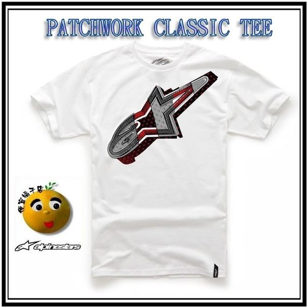 ALPINESTARS 綿T PATCHWORK／RADIANCE CLASSIC TEE 100%綿T@便宜橘子店@