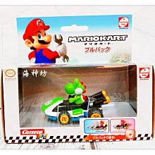 =海神坊=日本原裝空運 MARIO 超級瑪莉兄弟 383788 3吋 耀西 迷你迴力車 掌上型賽車 模型車 限量收藏品