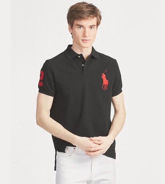 Polo Ralph Lauren 大馬 短袖 POLO衫 現貨 成人款 黑色 美國姐妹屋