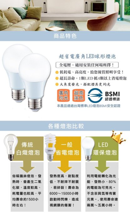 附發票 台灣製 14W 球泡燈 LED 省電燈泡 E27燈泡 燈管 CNS檢驗合格 媲美 東亞 億光 飛利浦 旭光 舞光