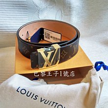 【巴黎王子1號店】《Louis Vuitton LV》M9608V Initiales 經典花紋 Logo 皮帶~ 預購