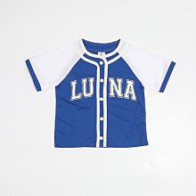 XS~XL ♥上衣(BLUE) SOL AT LUNA-2 24夏季 SOL240513-013『韓爸有衣正韓國童裝』~預購