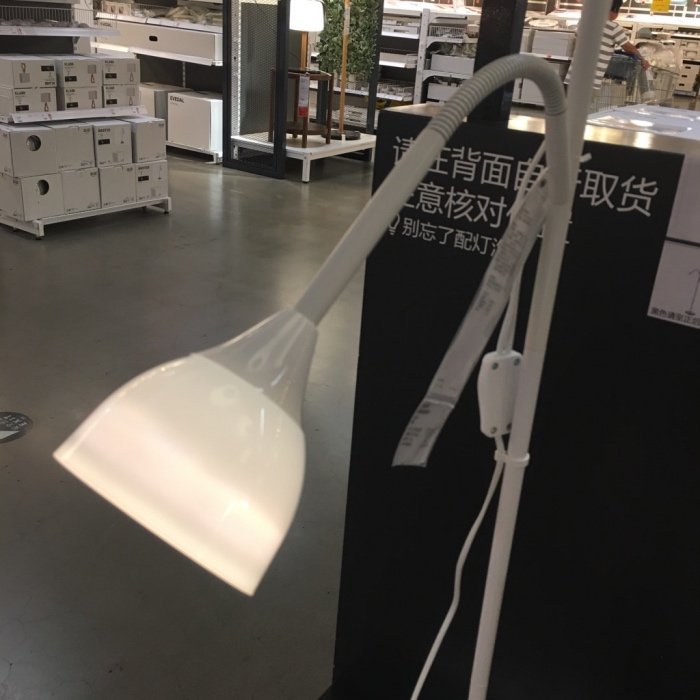 現貨 工作燈IKEA宜家 諾特落地燈 雙頭燈閱讀燈臥室裝飾燈工作燈國內代購可開發票