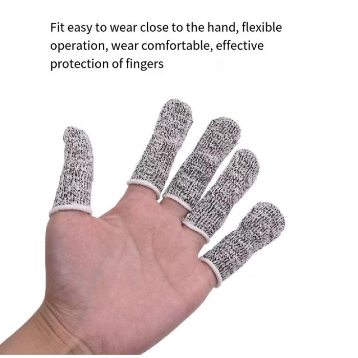供應採摘器配套5級防割指套手套 雕刻耐磨防護防切割手指套