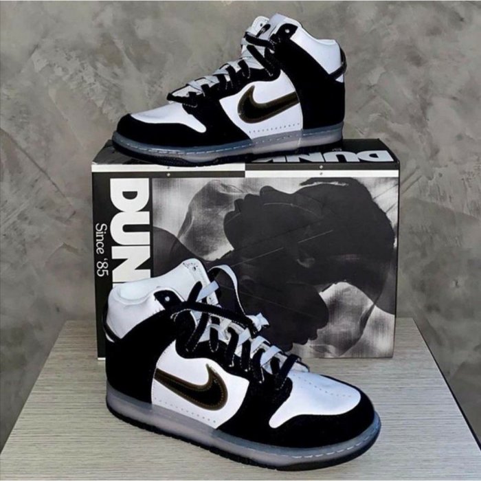 Slam Jam x Nike Dunk High 黑白 DA1639-101潮鞋
