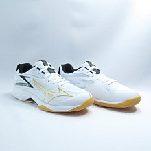 MIZUNO V1GA237010 THUNDER BLADE Z 男 排球鞋 白×金【iSport愛運動】