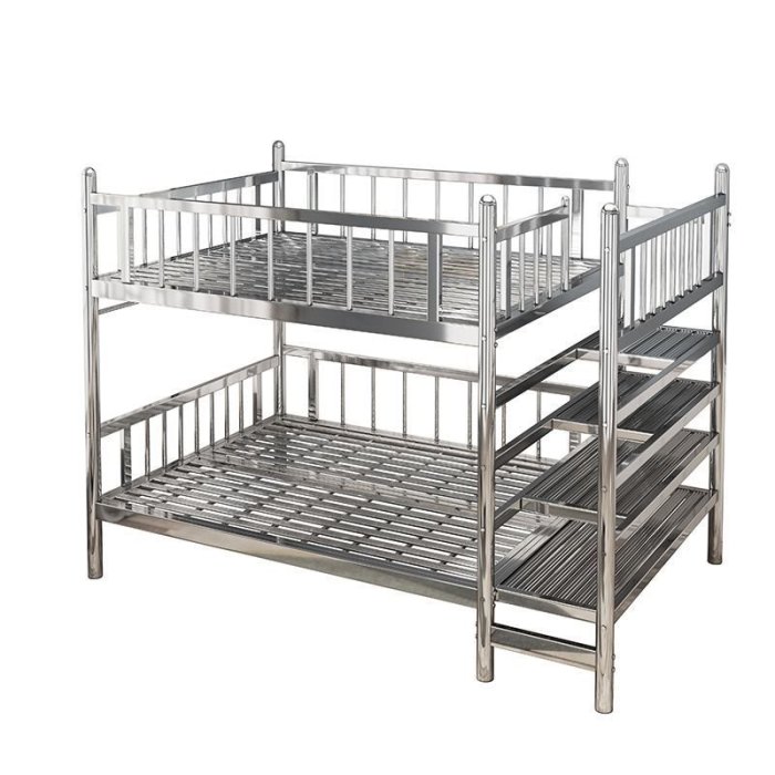 【熱賣下殺價】304不銹鋼雙層床子母床成人高低床1.5米1.8米兒童床雙層床上下鋪