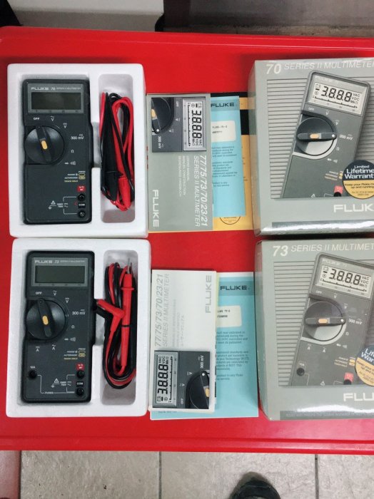 FLUKE 70 三用電表 73 75 77 79 83 85 87 187 189