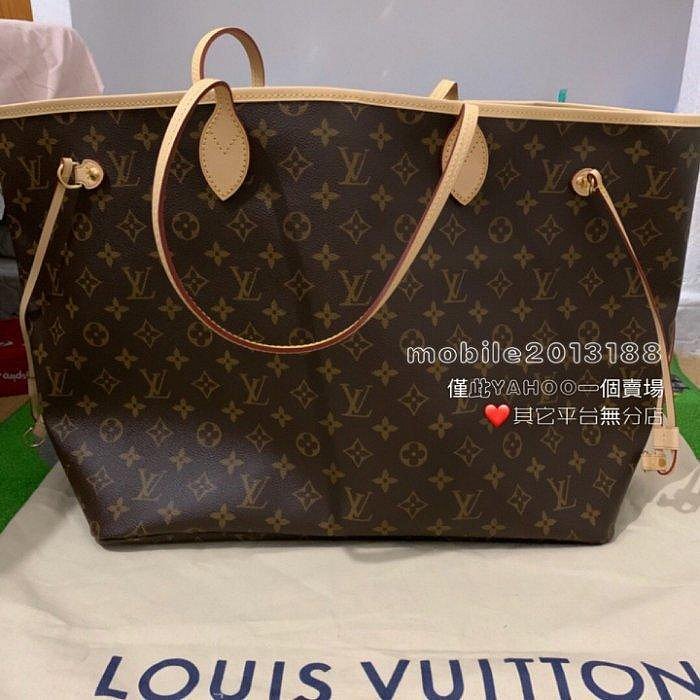 LV M40990 經典花紋 Neverfull GM 最大 經典 購物包 SHOPPING BAG