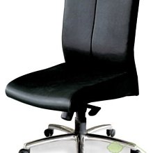 [ 家事達 ] 台灣OA-334-5 高級黑皮 辦公椅 電腦椅 特價