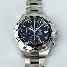 【一元起標+保固半年】TAG Heuer豪雅錶(41mm)Aquaracer 300M三環自動上鍊機械計時腕錶(附原廠盒)