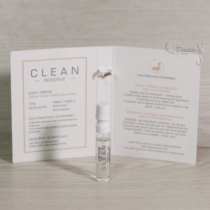 Clean Reserve 花蜜 Radiant Nectar 中性淡香精 1.5ml 可噴式 試管香水 全新