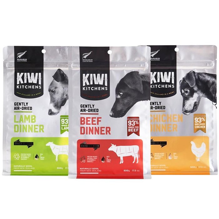 KIWI KITCHENS 奇異廚房 醇鮮風乾犬糧 500g 高含肉量 低脂輕食 全齡犬 犬糧『WANG』