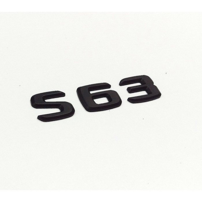 【JR佳睿精品】17-UP Benz S63 W222 新款 消光黑 字貼 字體 後廂字標 平面 23mm