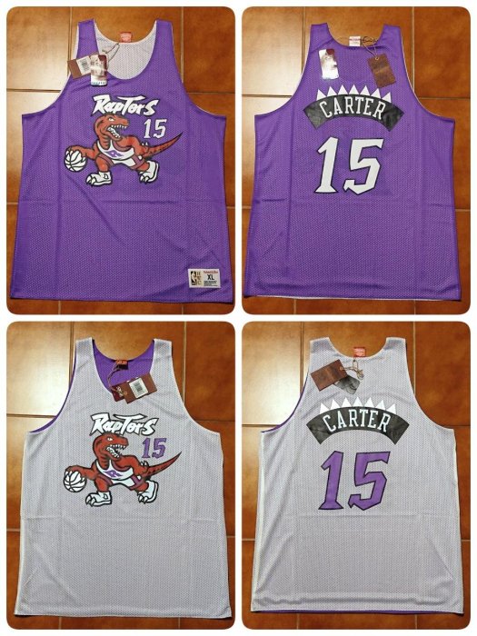 (完售) Mitchell & Ness NBA 雙面球衣 Vince Carter VC 明星賽 城市 復古 練習衣