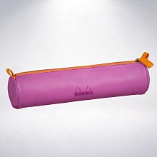 法國 RHODIA Rhodiarama Pencil Case 義大利人造皮筆袋: 紫丁香/Lilac